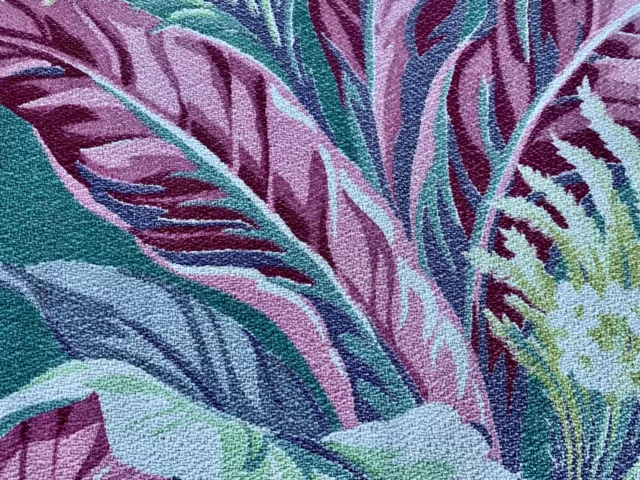 1930s Intoxicating Art Deco SOUTH BEACH Tropical Barkcloth Vintage Drape Curtain