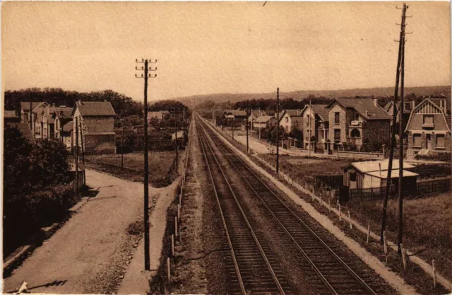 CPA  Vue prise de la passerelle d'Ermont et Gros Noyer-St-Prix (S.-et-O.(290547)