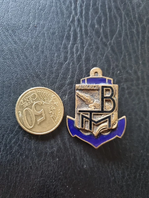 INSIGNE BATAILLON DE Tirailleurs Malgaches. Coloniale. Drago Béranger