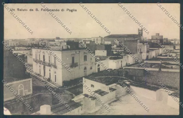 Foggia San Ferdinando di Puglia SCOLLATA cartolina ZB7064