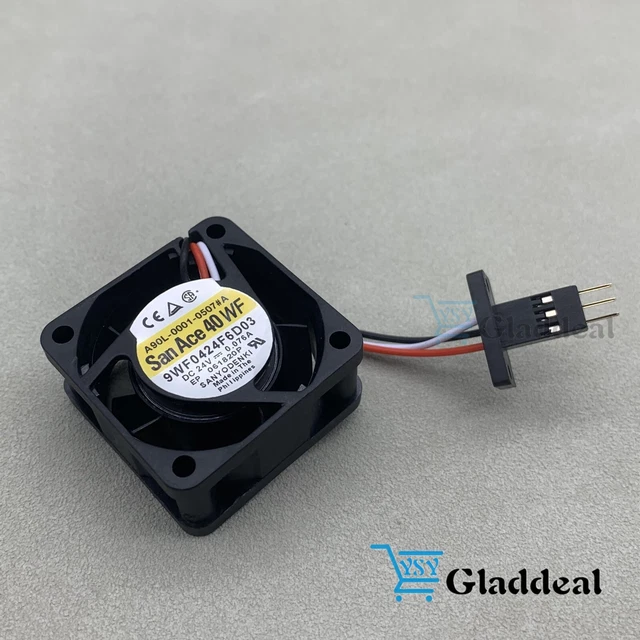3-Pin 24V 0.076A Faunc Servo Cooling Fan For SANYO A90L-0001-0507#A 9WF0424F6D03