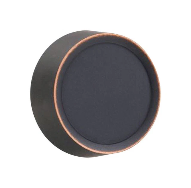 Amerelle Metallic Aged Bronze Replacement Knob Wall Plate for Standard Dimmer Sw