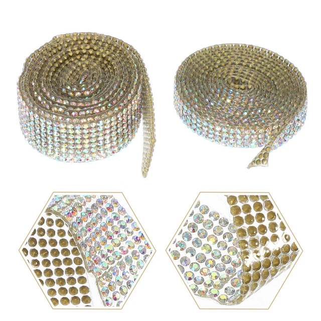 2 Rolls Envelopper Autocollant Adhésif Semoir Décor De Gâteau Ruban