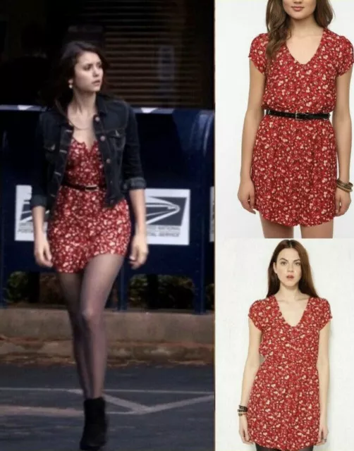 Kimchi Blue Floral Dress S ASO Elena Gilbert Vampire Diaries ALT Black! sz XS