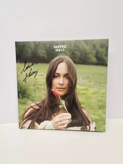 Autographed Kacey Musgraves Deeper Well  Spilled Milk Vinyl Record Hand Signed