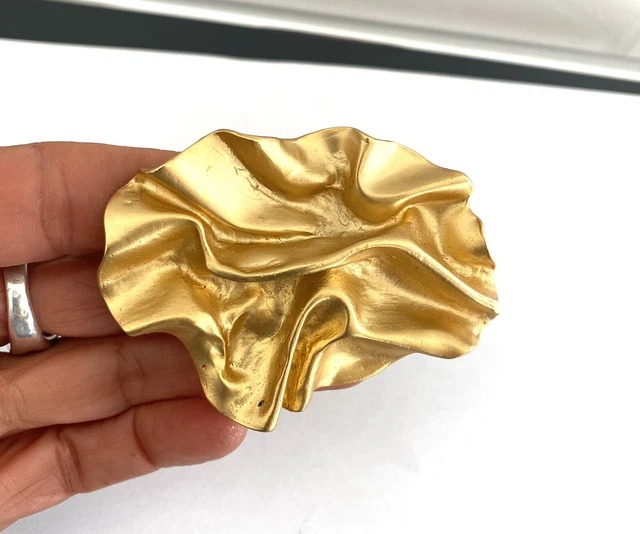 Broche Vintage Guy Laroche - Métal Doré, En Superbe état D'occasion