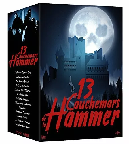 13 cauchemars de la Hammer - Combo 12 Blu-ray + 1 DVD + CD
