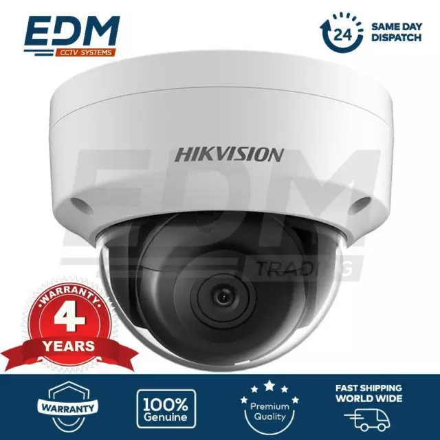 HIKVISION Dome Camera DS-2CD2143G0-I F2.8 4MP, H.265, Micro SD Slot, PoE Genuine