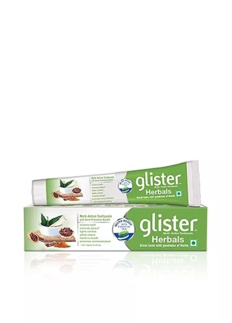 Amway GLISTER Multi- Action Toothpaste Herbals,Oral care (190 gms)