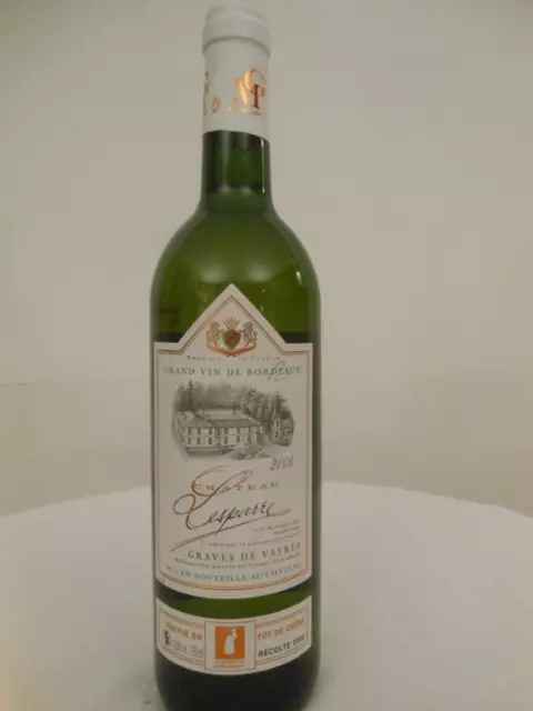 Graves De Vayres 2006 Château Lesparre Bordeaux Blanc