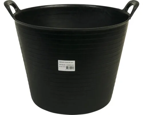 Gartenkorb 25 L Gripline Kunststoff schwarz