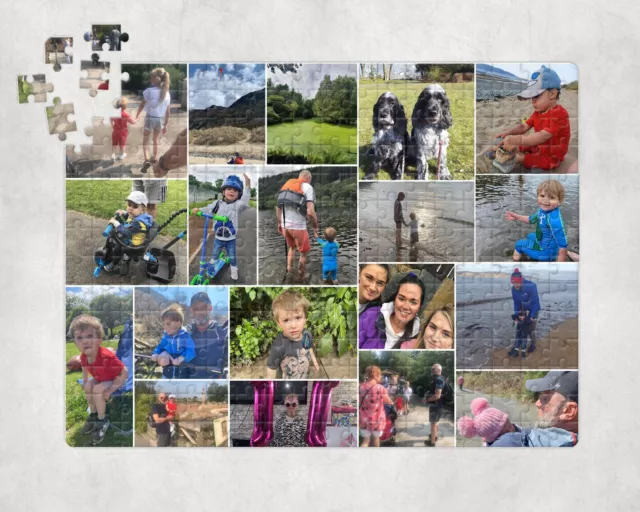 Collage Custom Puzzle 300 Piece Jigsaw Personalised Picture Photo Gift Birthday