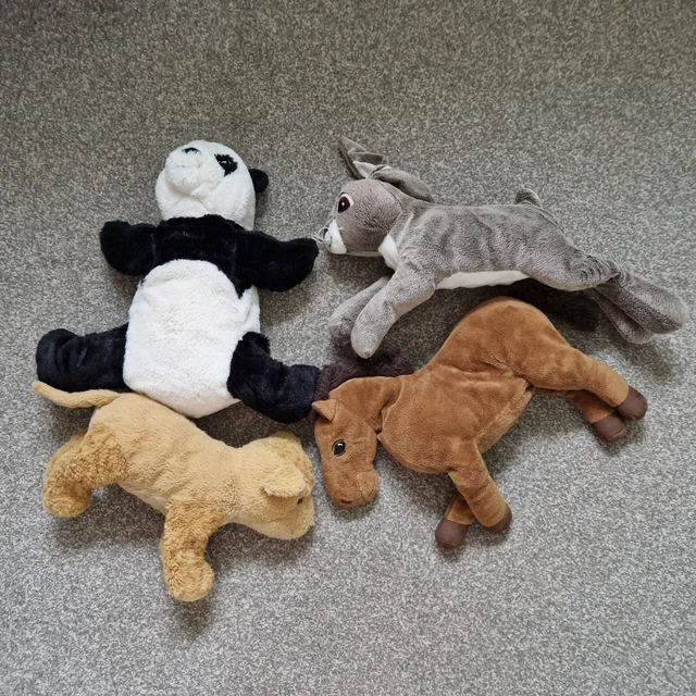 IKEA PANDA RABBIT Horse LION Kramig Plush Stuffed Animal 12" £15.99 PicClick UK