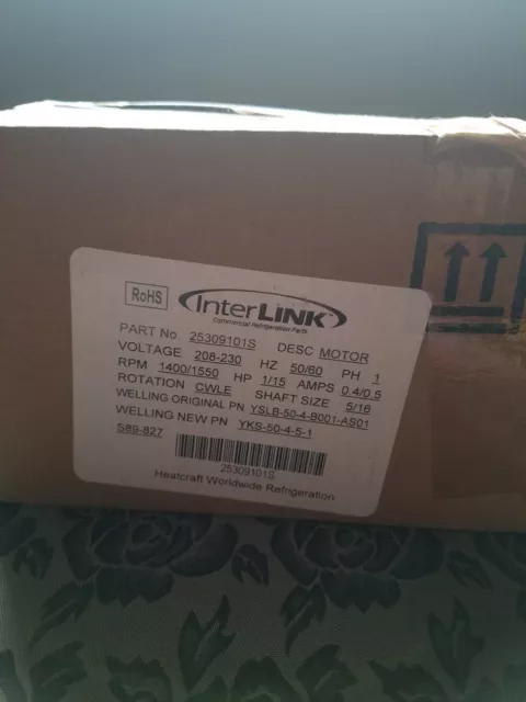 Heatcraft 25309101s Condenser Fan Motor  Brand New In Box