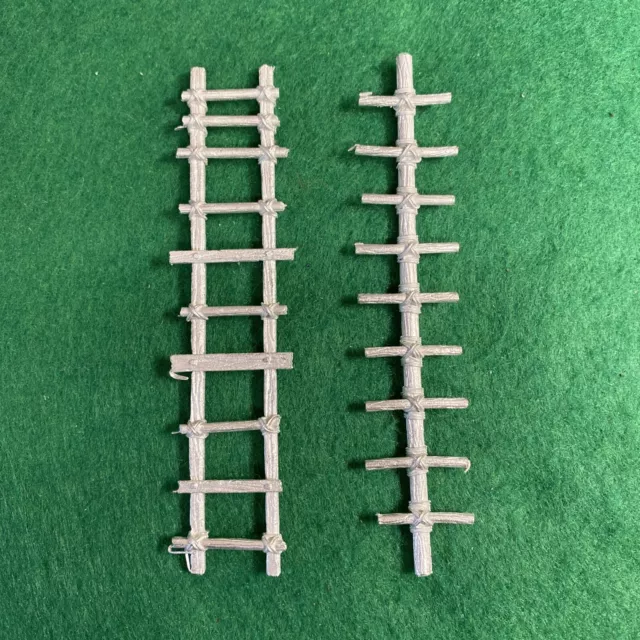 Warhammer Fantasy Siege Games Workshop Bits x2 Castle Ladder Metal Ladders Parts