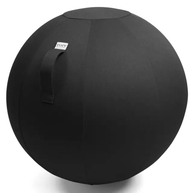 Vluv Leiv Stoff-Sitzball Durchmesser 70-75 cm schwarz