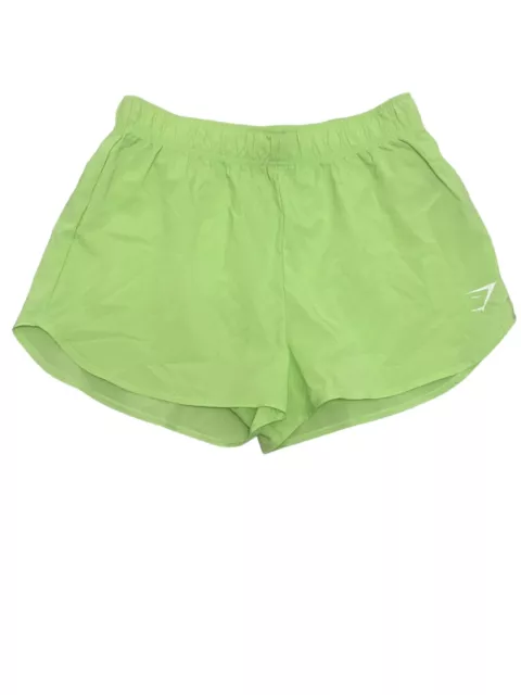 GYMSHARK TRAINING LOOSE Fit Shorts Green Womens Size L Oversized