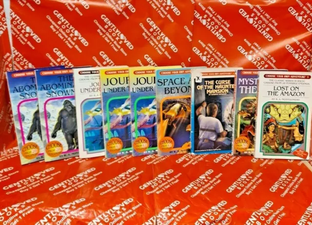 BUILD YOUR OWN LOT: Choose Your Own Adventure - Vintage - R. A. Montgomery Pback