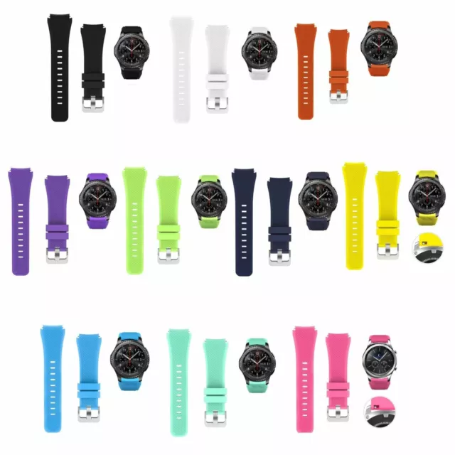 Silicone Bracelet Strap Replacement Watch Band For Samsung Galaxy Watch 46mm 2
