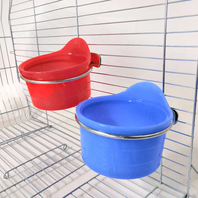 Parrot Drinking Bowl Parrot Feeder Accessories Cages Food Bowl 9