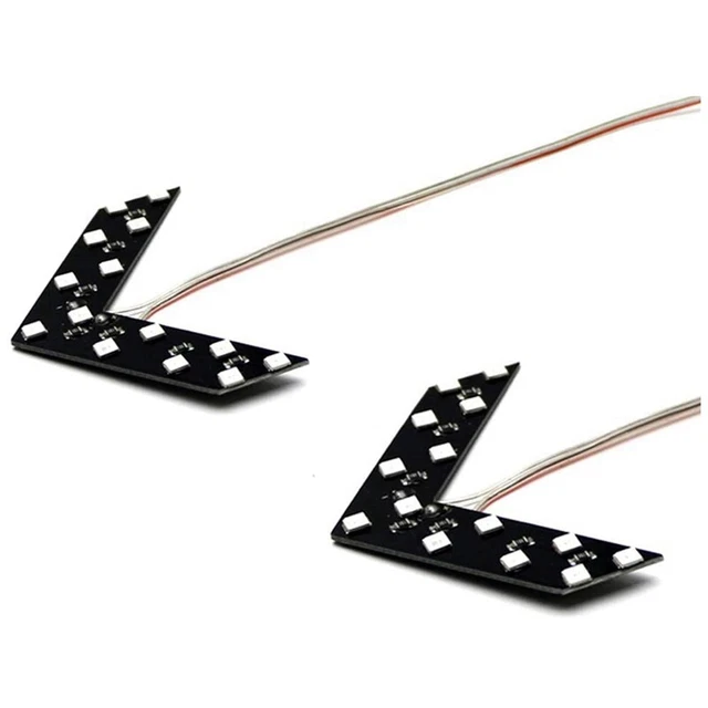 2 pz 14 smd auto LED indicatore vista posteriore segnale di svolta luce retrovisione auto Q5N6