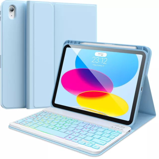 LINHUANXILE iPad 10th Generation Case with Keyboard &#65292;Keyboard Case for iP