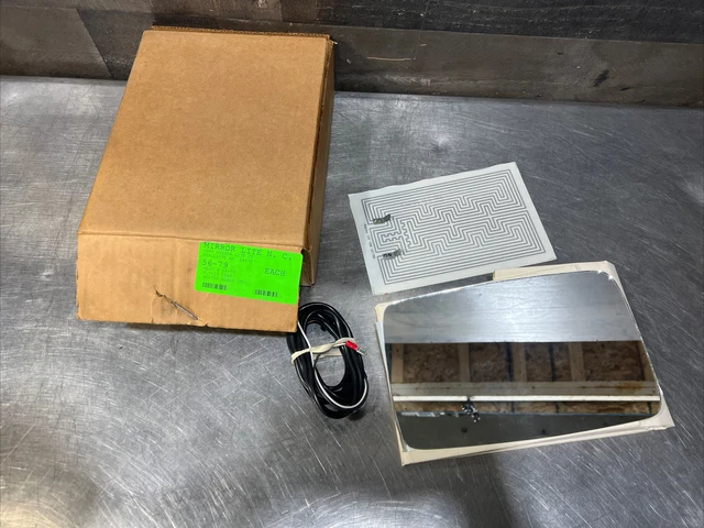 NOS Surplus MIRROR LITE  HEATED  MIRROR GLASS PART NUMBER   56-79