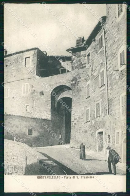 Siena Montepulciano Porta di San Francesco PIEGA cartolina RB9172