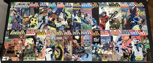 The Punisher (vol.2) #1-57 Comic Lot, Marvel Comics, Newsstand #1, Vs. Daredevil