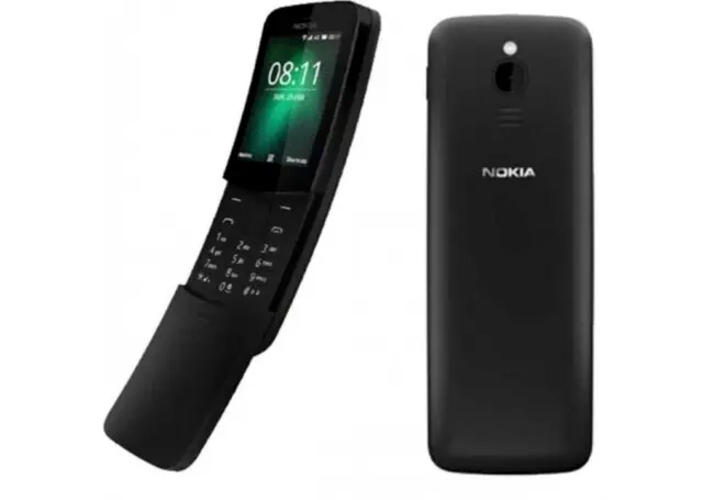 Nokia 8110 4G (2018)  TA-1059 Unlocked 4GB 512MB RAM KaiOS SmartPhone - Warranty