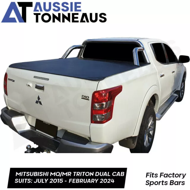 Clip sur Ute Tonneau Cover pour Mitsubishi MQ/MR Triton Dual Cab pour...