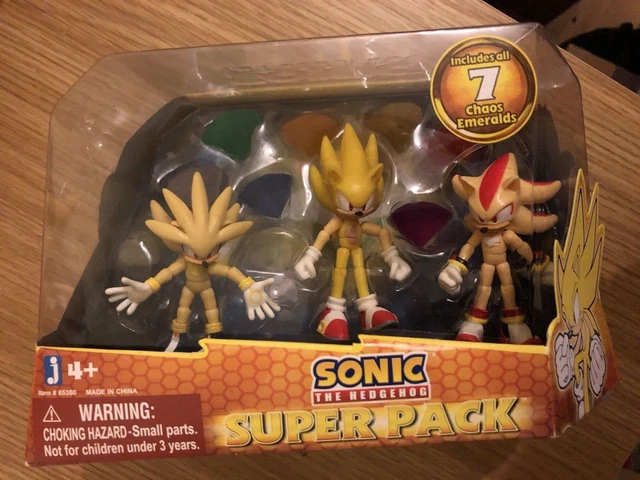 Sonic The Hedgehog - Pack contenente 2 action figure di Tails e Amy alte 10 cm, con 11 punti di