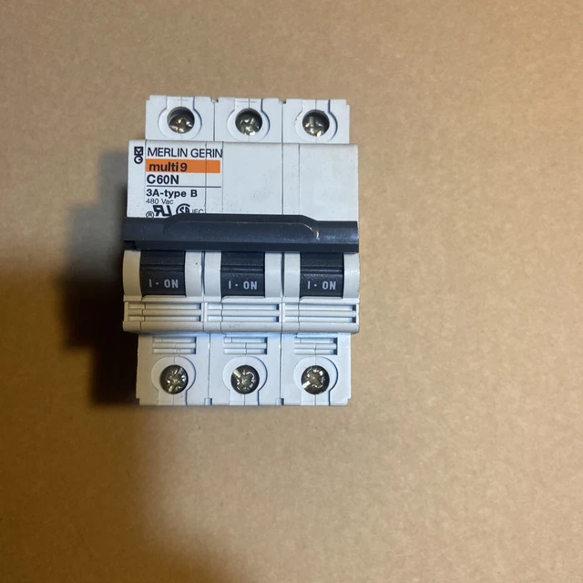 24352 C60N Merlin Gerin Multi9 C25 Circuit Breaker 400V 3 Pole