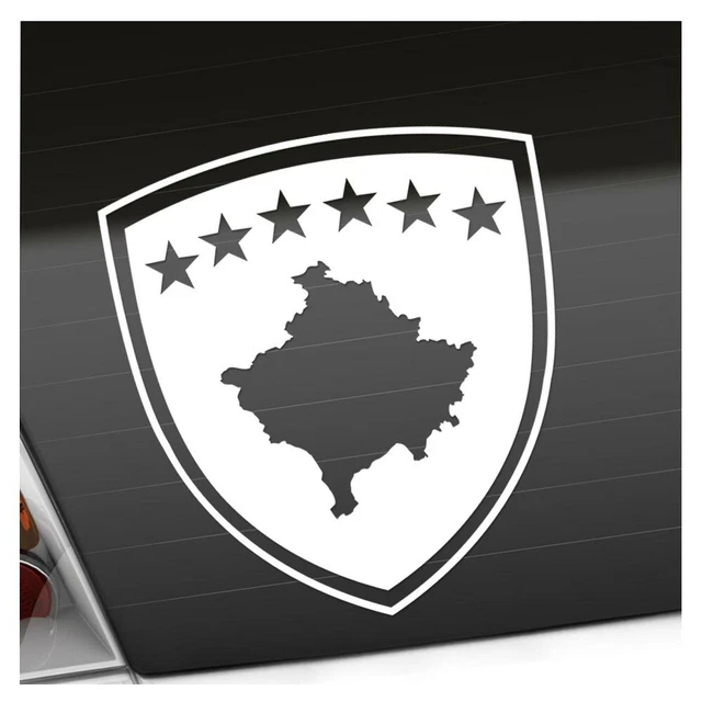 KOSOVO WAPPEN AUFKLEBER Sticker 25 Farben Neon Matt EUR 5,90 PicClick DE