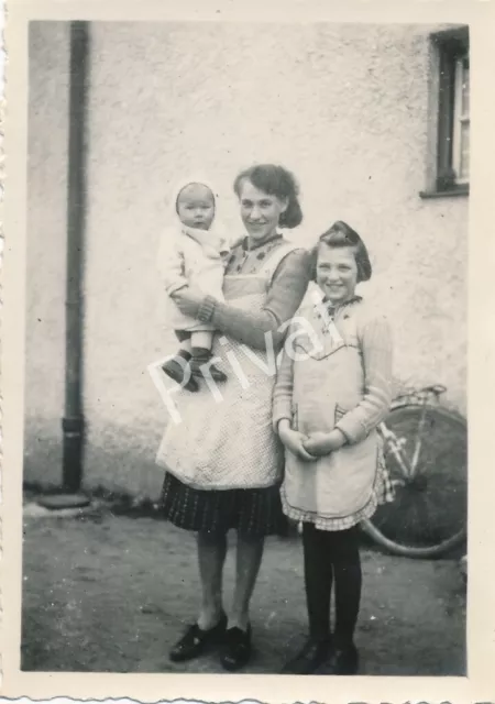 Photo Wk II de la Wehrmacht Soldat Vacances Mulhouse Muelhausen Famille France