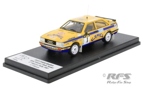 Trofeu DSn302 Audi Coupé 6th Portugal 1987 No.17 Fischer / Zeltner 1/43 Trofeu DSn302 Audi Coupé 6th Portugal 1987 No.17 Fischer / Zeltner 1/43