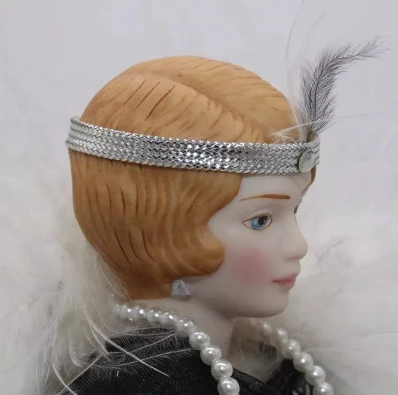 Avon 1989 Roaring Twenties Girl Porcelain Doll Fashion of American Times
