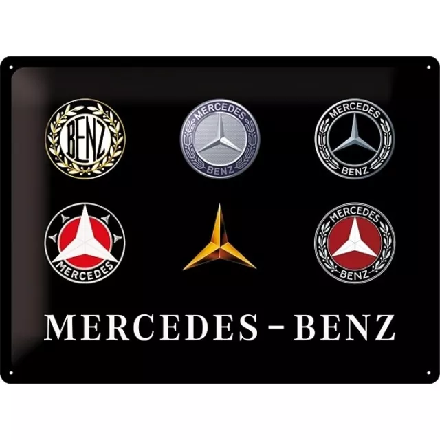 Mercedes Benz Evolution Blechschild Nostalgie Schild 40 cm,NEU,Metal shield