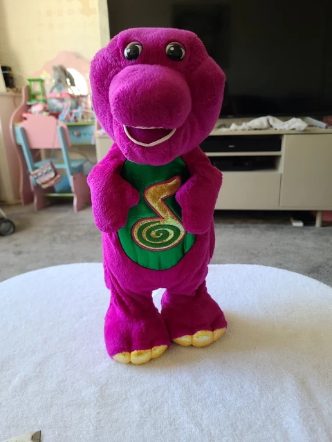 2002 FISHER PRICE Barney the Dinosaur Dino Dance Singing Dancing WORKS ...
