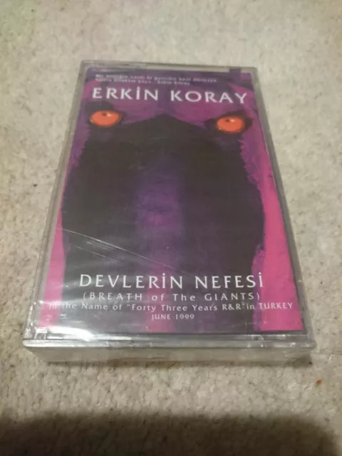 ERKIN KORAY - Devlerin Nefesi Turkish Rock legend Original sealed Cassette Tape