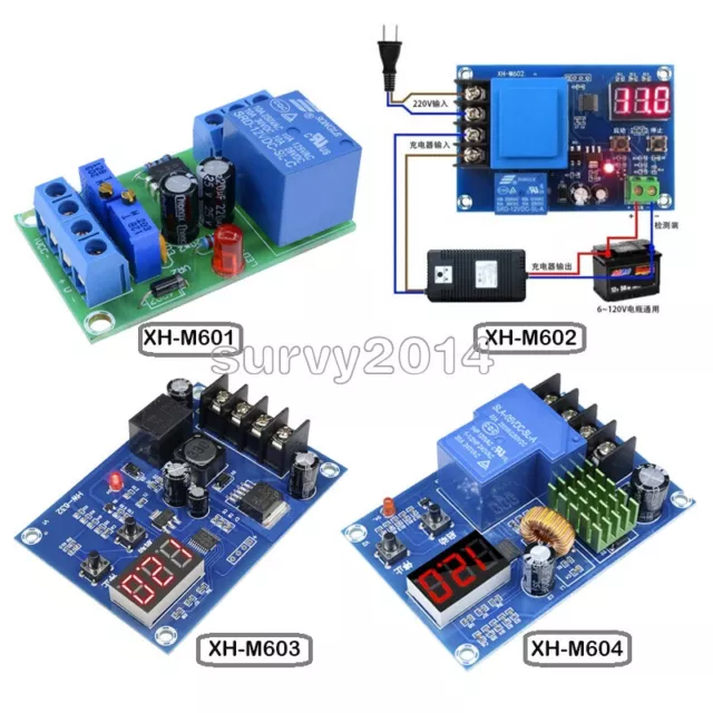 12V/24V 6-60V Battery Charging Control Board Charger Power Supply Switch Module