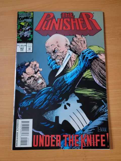 Punisher #92 Direct Market Edition ~ NEAR MINT NM ~ 1994 Marvel Comics