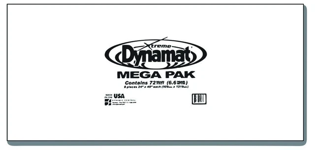 Dynamat/Dynamic Control     Dynamat 10465 24" X 48" X 0.067" Thick Self Adhesive