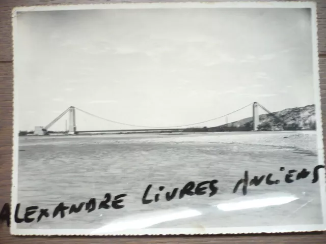 Fotografía Original 1945 Puente De Cavaillon Sobre El Durance