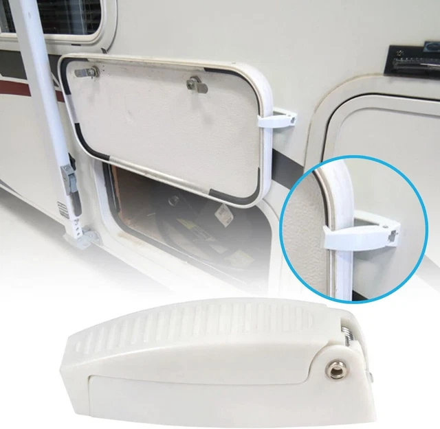 2 X MOTORHOME Boat Caravan Camper Locker Door Hold Back Retainer