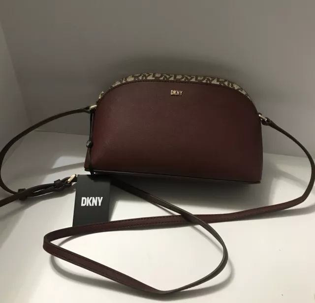 DKNY Bryant Park Signature Dome Crossbody Bag New With Tag