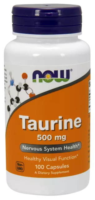 Taurine - 100 caps (500mg) - NOW Foods