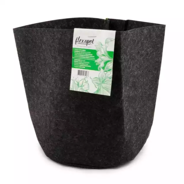 Geotextil Blumentopf / Pflanzsack Flexapot Grau 2 GAL (7,6L)