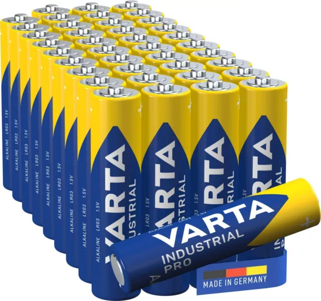 VARTA Power Batterien PRO AAA Micro Alkaline +NEU aus 2024+ Haltbar bis 2032+