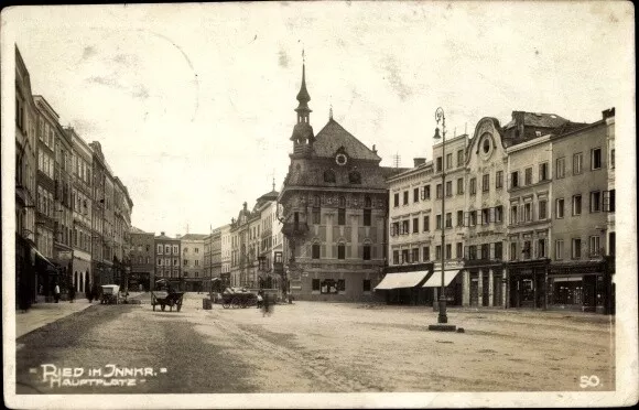 Ak Ried im Innkreis Oberösterreich, Hauptplatz - 3672138